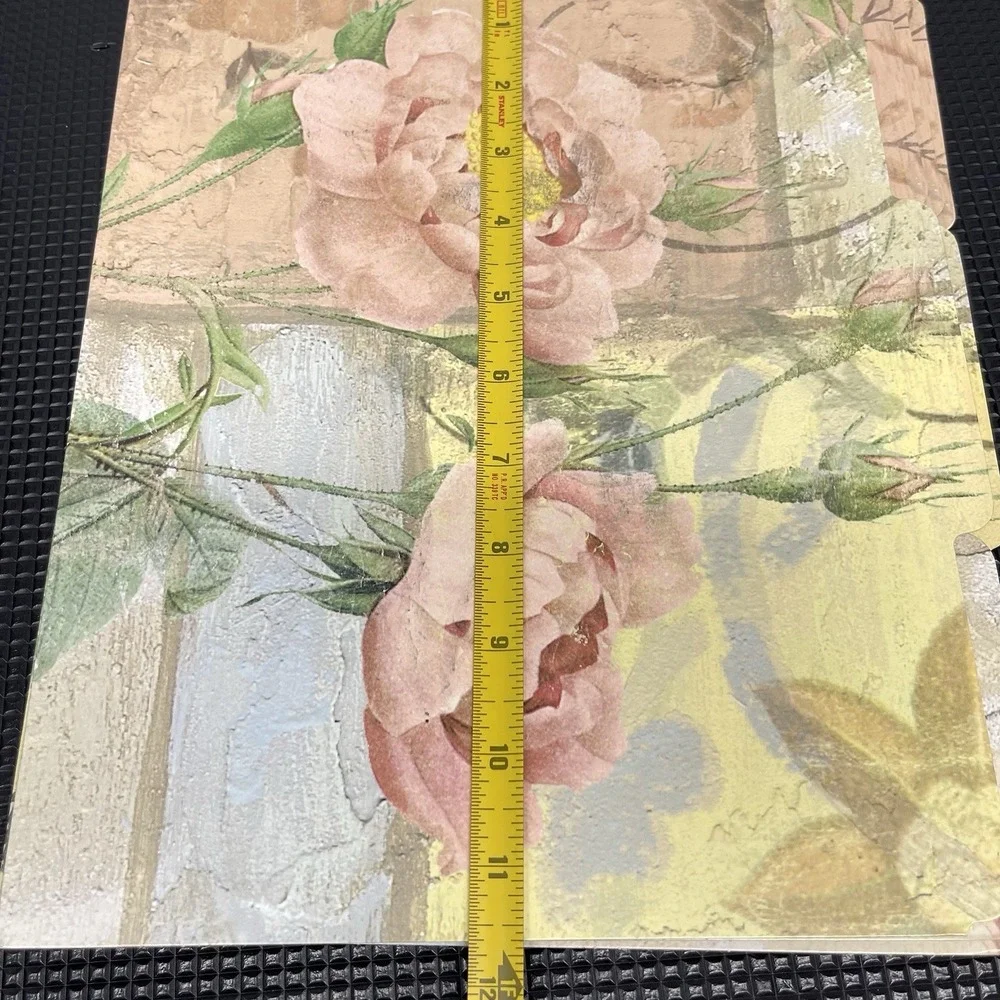 File Folders Lot Of 18 Assorted Vintage Style Botanical Patterns & Birds Floral